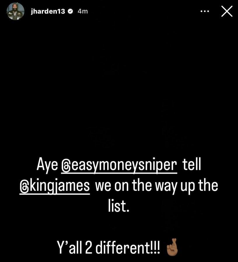 会重聚吗？杜兰特祝贺哈登跻身总得分榜前十，后者有爱回复